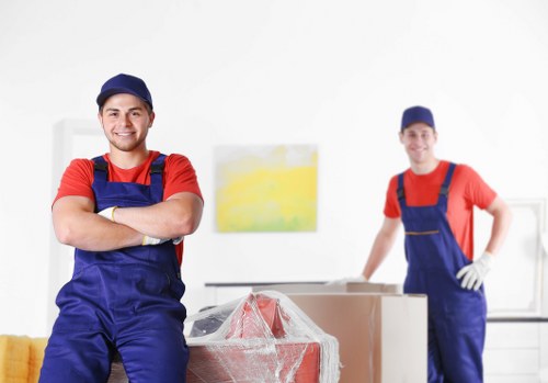 Local removals team helping with a home move in Uxbridge