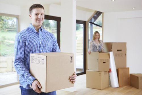 Removal team preparing a home move in Uxbridge
