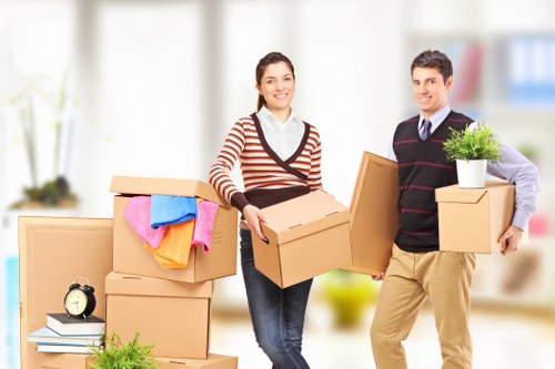 Free quote concept for man and van services in Uxbridge