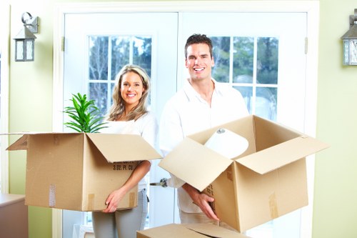 Furniture collection and delivery van in Uxbridge