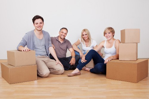 Careful unloading and room placement during a Uxbridge house move